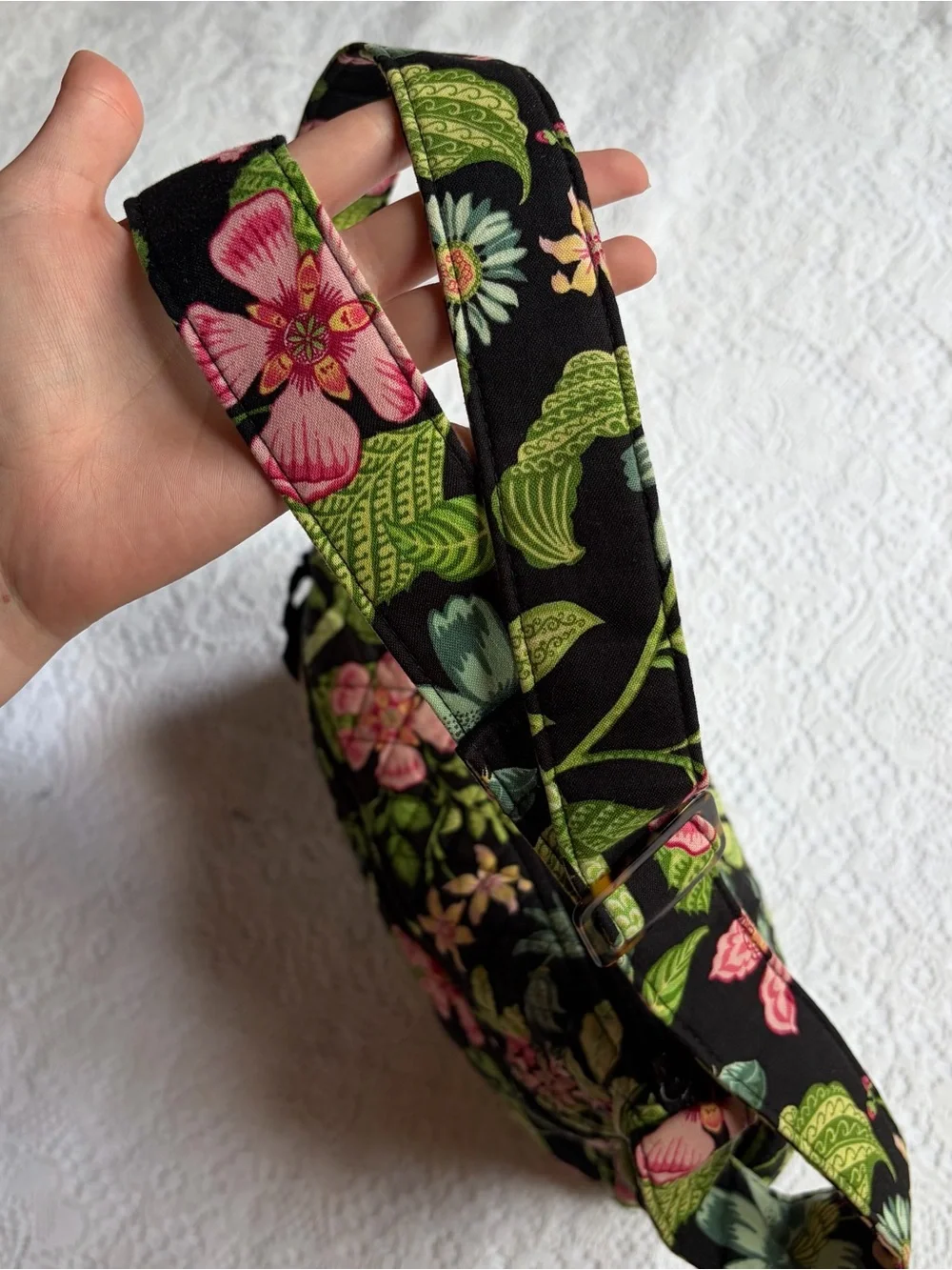 Vintage Y2K Vera Bradley On the Go Crossbody Shoulder Bag Purse in Botanica